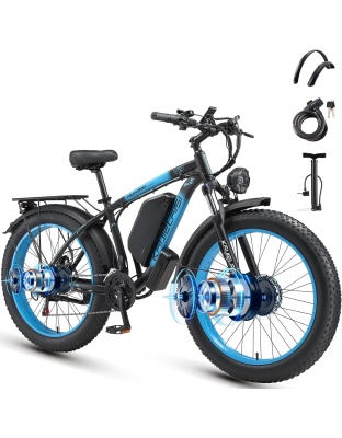 KAIJIELAISI AWD Electric Bike for Adults