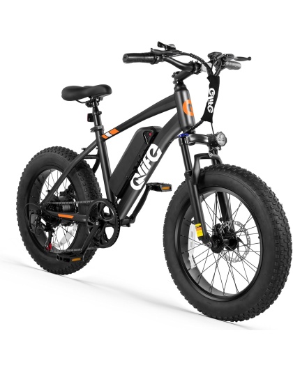 Qlife Racer Fat Tire Series Electric Bike for Adults, 20+MPH