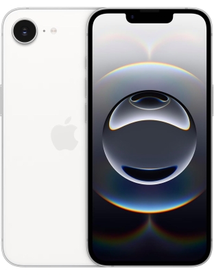 Apple - iPhone 16e 128GB - Apple Intelligence (Unlocked) - White