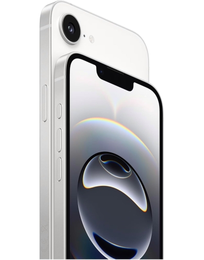 Apple - iPhone 16e 128GB - Apple Intelligence (Unlocked) - White