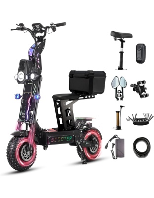 T90 Pro Electric Scooter for Adults, 10000W Peak Dual Motor